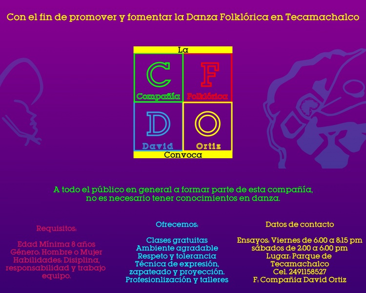 Convocatoria danza Puebla